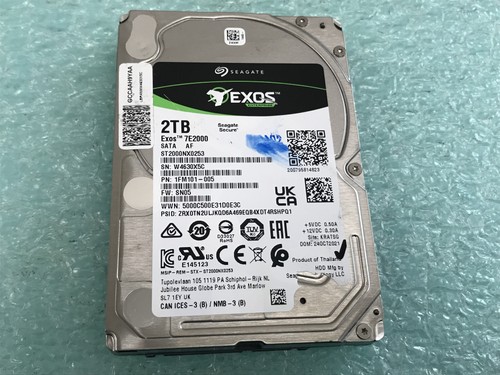 Seagate exos 7e2000 - seagate,