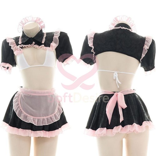 Pigiama donna rosa nero