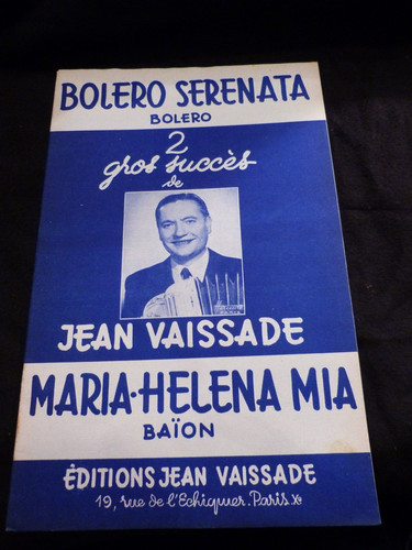 Spartito bolero serenata jean - spartito,