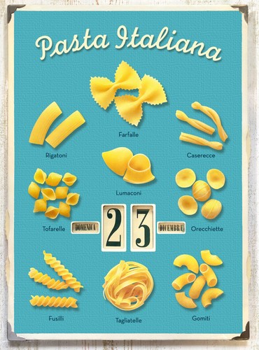 Pasta italiana calendario - italiana.,