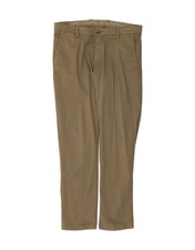 TRUSSARDI Pantalone chino uomo pegged IT 52 XL W36 L31 beige cotone BN16