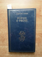 GASPARO GOZZI - Poesie e prose