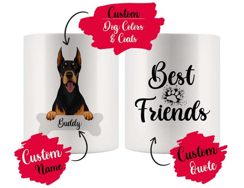 Personalized doberman dog - doberman,