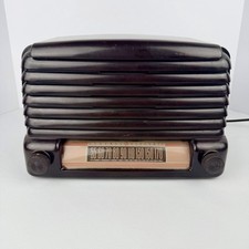 Radio a valvole General Electric modello 107 in bachelite si accende ottime condizioni