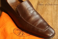 Scarpe Hermes in pelle marrone