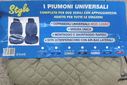 Coppia coprisedili anteriori - coprisedili,
