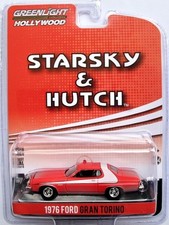 BOX ROTTO STARSKY HUTCH Modello Auto FORD GRAN TORINO 1976 DIRTY Version 1:64