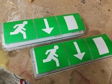 Coppia applique lampada di emergenza a  NORMA illuminazione, EXIT segnaletica