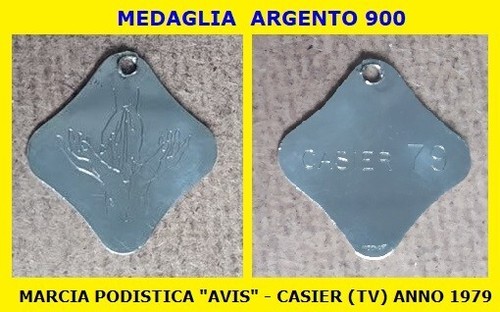 Medaglia argento 900 - medaglia, in