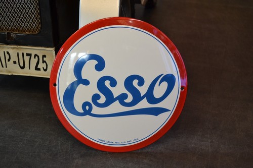 Plaque émaillée esso station - émaillée,