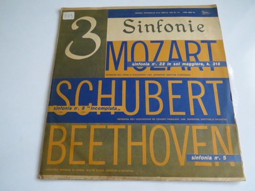 Mozart schubert - mozart, (sinfonia