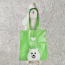 ZOOPLUS BORSA SHOPPER SHOPPING VERDE CANE AKITA