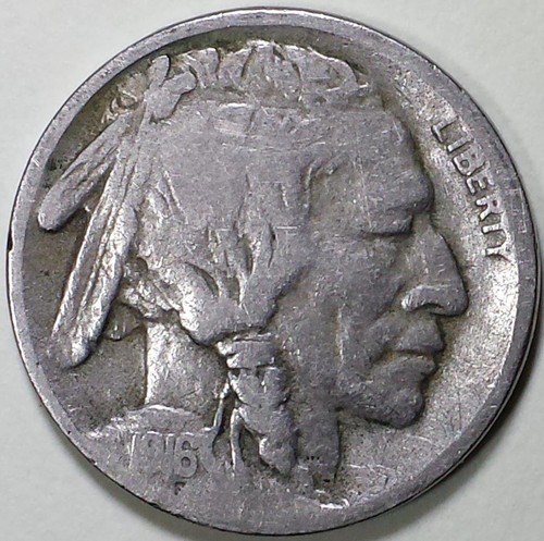 1916 bufalo nichel - s,