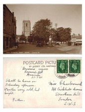 Vintage postcard axminster - postcard,