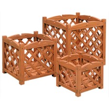 Portavaso Fioriera in legno