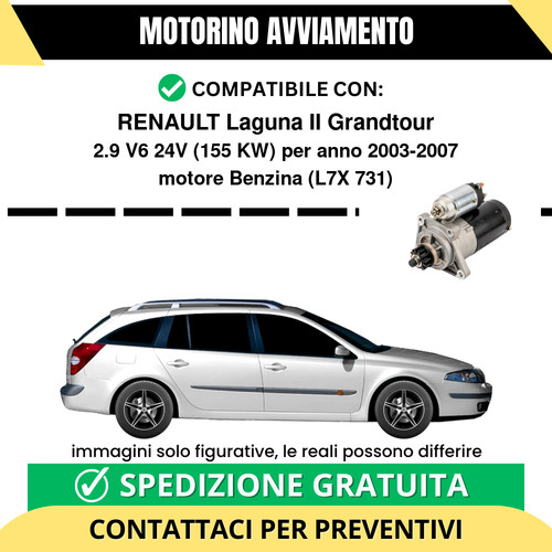 Motorino avviamento renault - motorino,