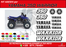 KIT ADESIVI DECALS MOTO YAMAHA WARRIOR GRAFICHE MOTO QUAD