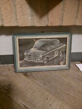 Stampa Quadretto Alfa Romeo Vintage Anni 70 Giulietta Berlina Giorgio Aloisi 