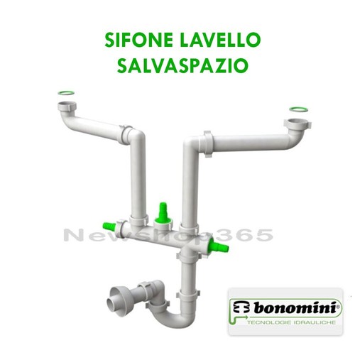 Sifone lavello salvaspazio - sifone, 2