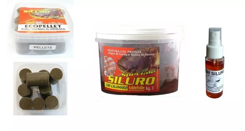 Set esche siluro secchio - siluro,