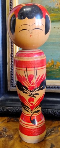 Bambola kokeshi legno - kokeshi,