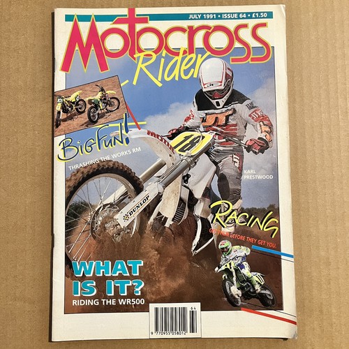 Motocross rider ju1 1991 - rider, #64