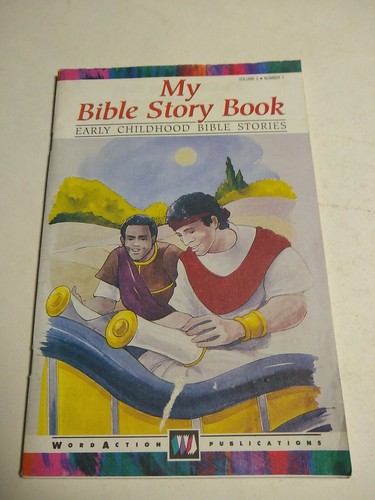 Bible story book early - my,