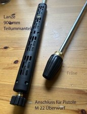 Tubo getto con fresa per