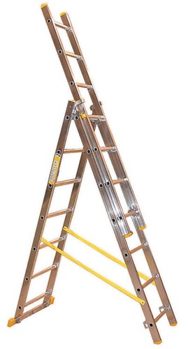 Scala alluminio tripla - scala,