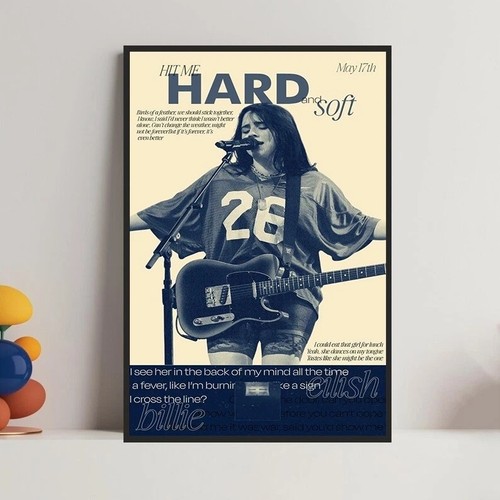Poster billie eilish hit - hit, me
