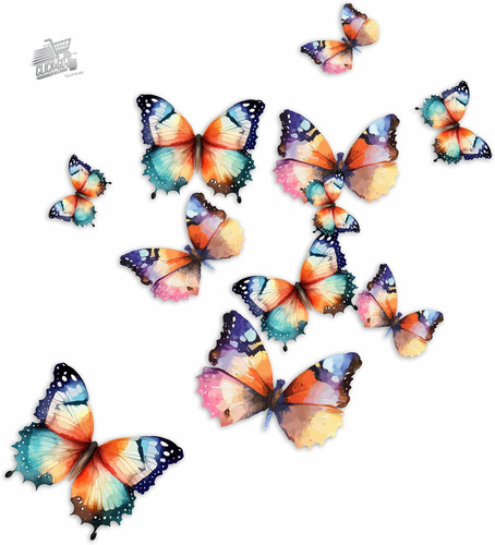 Adesivi farfalle vinile parete - adesivi,