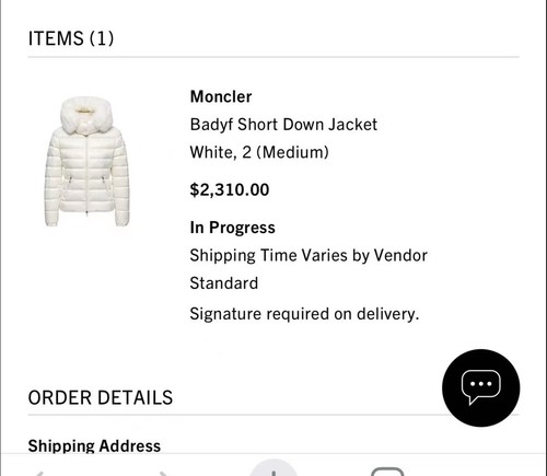 Piumino corto moncler badyf - piumino,