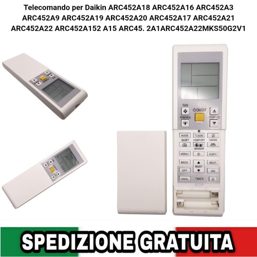 Telecomando per daikin - per,