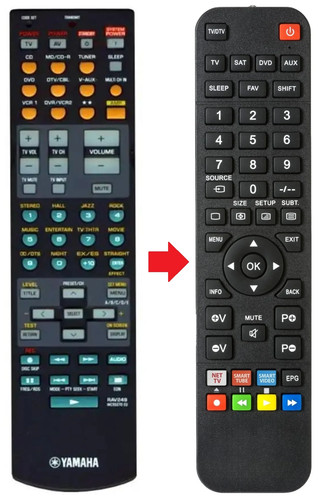 Telecomando adatto per yamaha - telecomando,