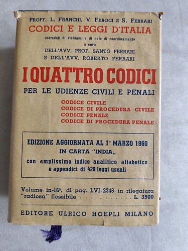 Quattro codici civili - quattro,