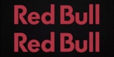 KIT 2 adesivi RED BULL 40x7cm