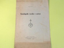 ENCICLOPEDIE VECCHIE E CURIOSE