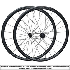 Set ruote bici corsa strada super leggere QR 700c 8/9/10/11 velocità tubeless