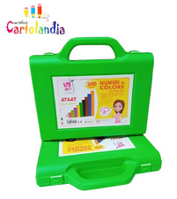 Valigetta regoli colorati -