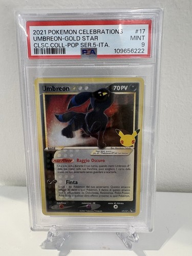 Umbreon gold star psa 9 - star,