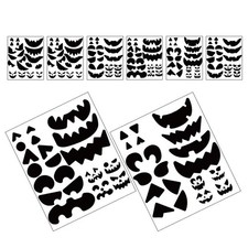  8 Sheets Stencil Zucca