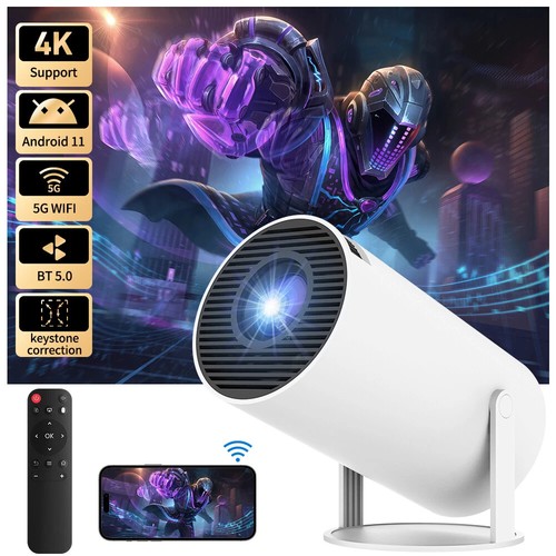 Mini proiettore uhd home - 4k,