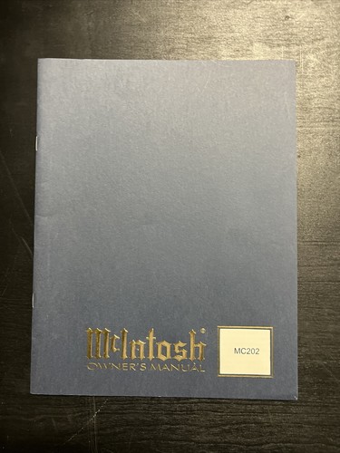 Amplificatore mcintosh mc202 - mcintosh,