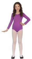Body lilla viola manica lunga