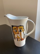 Vaso in porcellana Tognana disegno di Picasso, anni '80