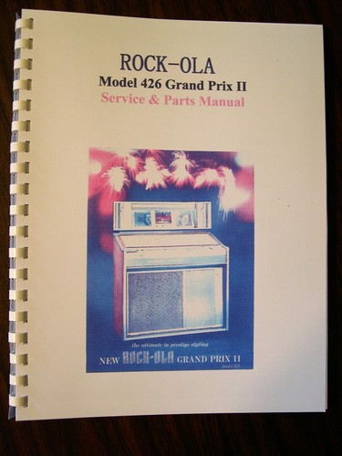 Manuale jukebox rock - rock-ola, 426