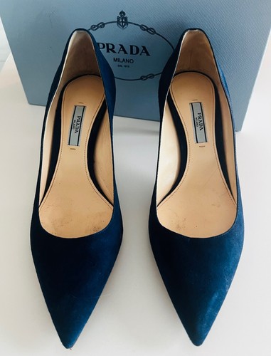 Raro tacco prada scamosciato - tacco,
