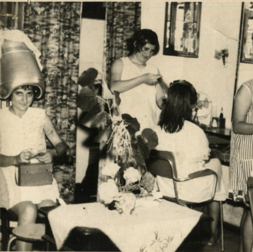 Foto vintage parrucchiere - foto,