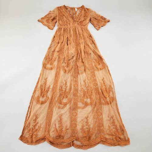 Maxi abito pizzo - maxi, in
