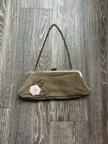 Pochette vintage cotone verde